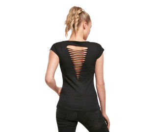 LADIES BACK CUT TEE